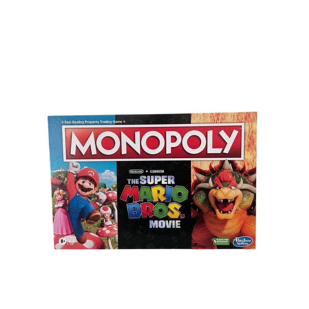 Newt Monopoly Hasbro The Super Mario Bros Movie Board Game